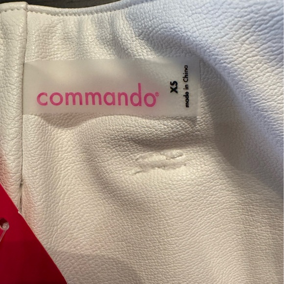 Commando Paper bag Faux Leather Shorts - Picture 3 of 4